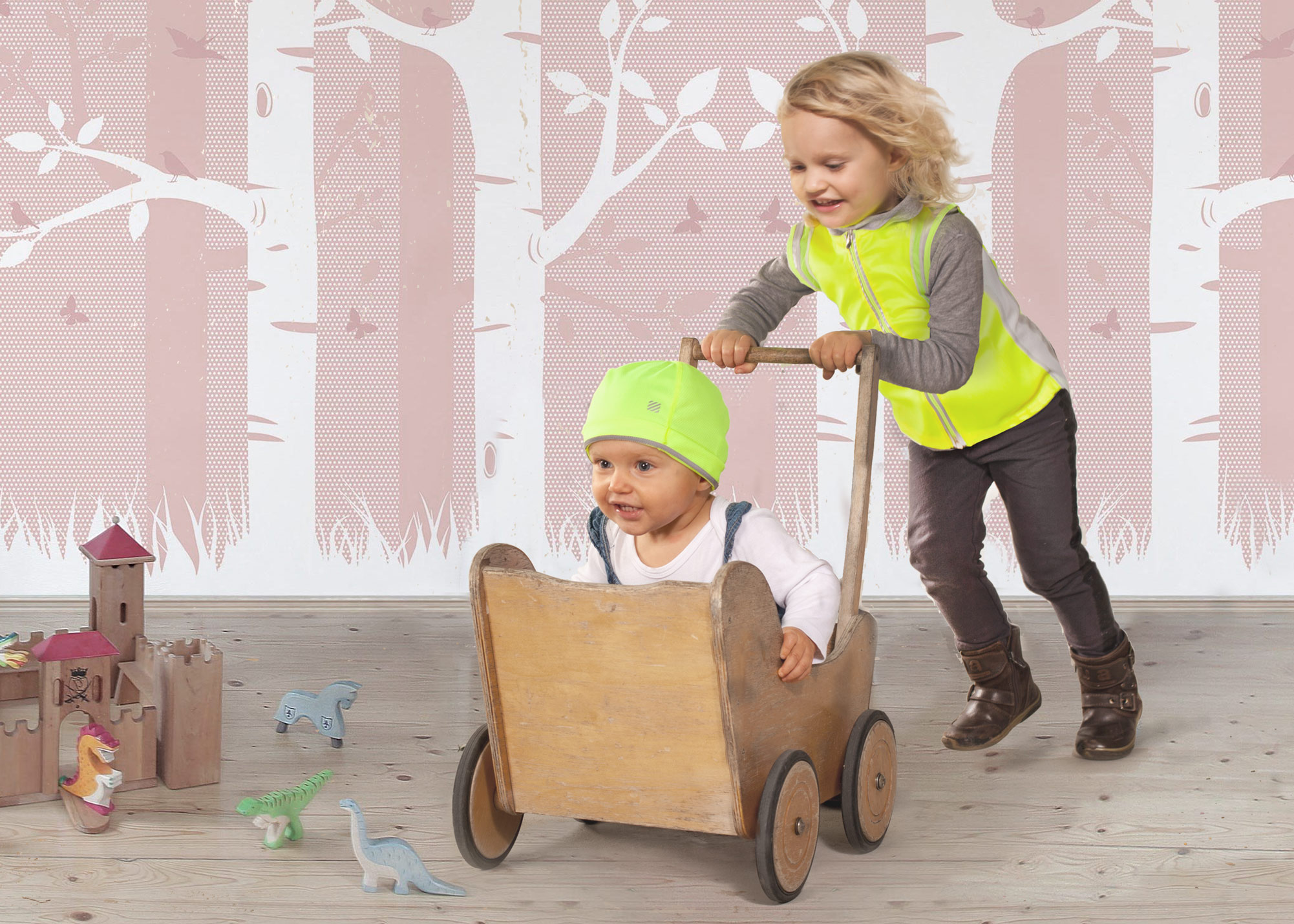 Kinder Weste Highvis