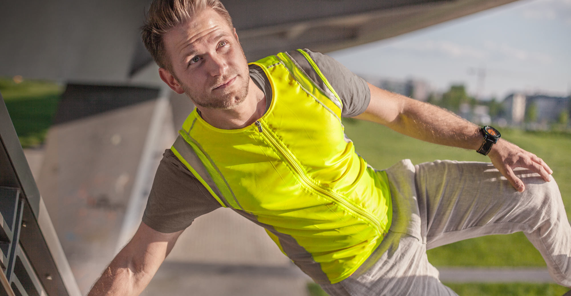 Herren Weste Highvis